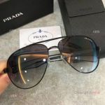 Replica Prada Black Sunglasses - Prada double-bar Sunglasses for Men